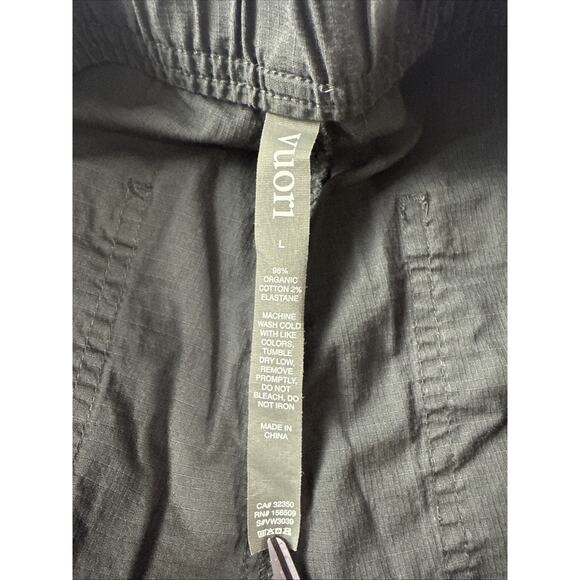 Vuori Women's Vintage Ripstop Utility Shorts Charcoal Size Large Hiking Camping - Picture 5 of 6